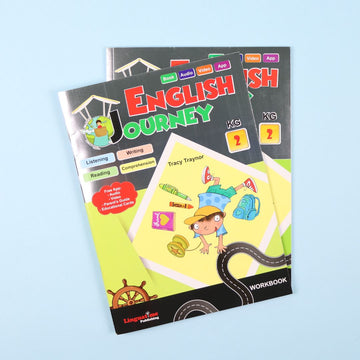 English Journey KG2 كتاب تعليم اللغة الإنجليزية للأطفال مع كتاب تمارين وتطبيق تفاعلي