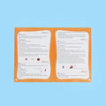 Montessori ABC & 123 book showing English letters and numbers with colorful visual