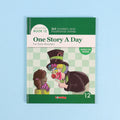 كتاب 12 من مجموعة One Story a Day للأطفال  كتاب مع أقراص صوتية تحتوي على 365 قصة باللغة الإنجليزية