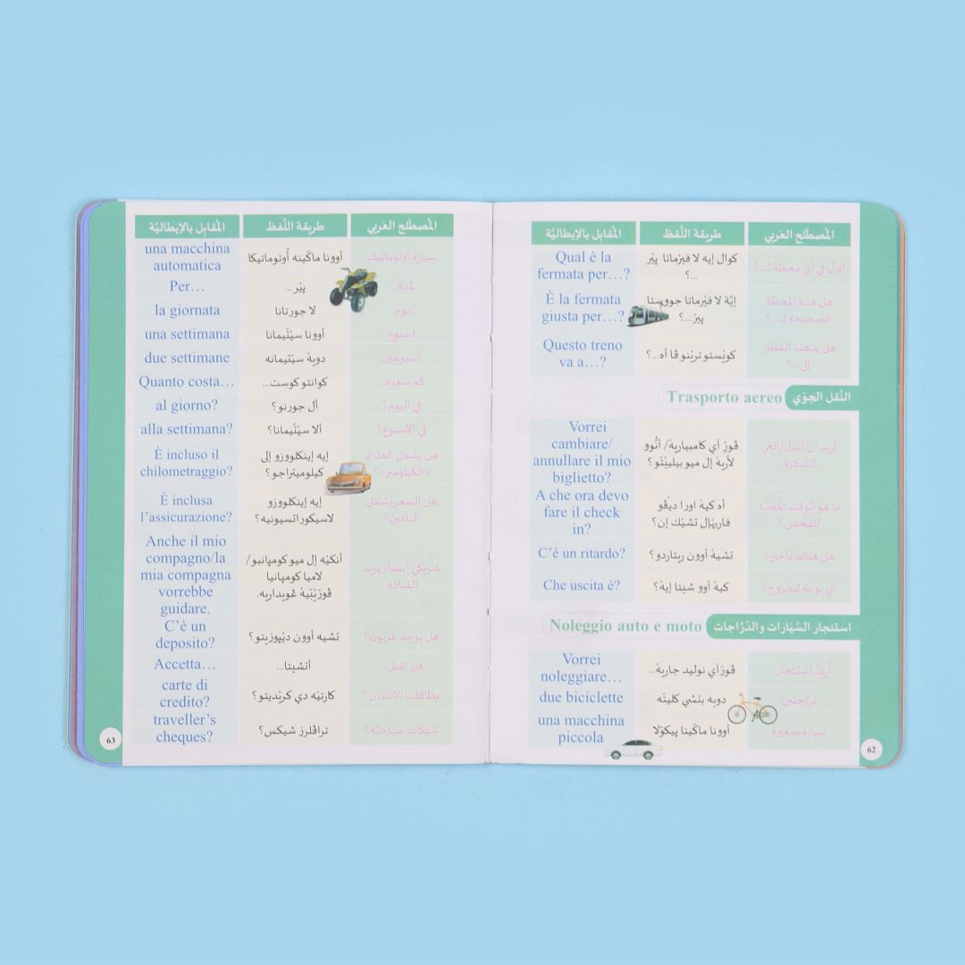 كتاب تعلّم كيف تتكلّم الإيطالية