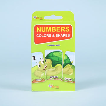 Learning express: Kids Cards (Numbers Colors And Shapes - Puzzle)